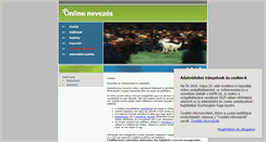Desktop Screenshot of onlinenevezes.hu
