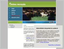 Tablet Screenshot of onlinenevezes.hu